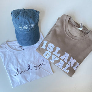 Island Gyal Sweatshirt, Tee and Hat Gift Set